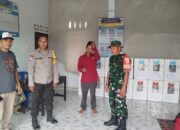 Bhabinkamtibmas Desa Selebung Ketangga Lakukan MOnitoring Logistikada Serentak