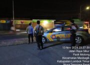 Jaga Kondusifitas jelang Pilkada Serentak Polsek Masbagik Lakukan Patroli Malam