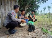 Sembari Bersilaturrahmi, Bhabinkamtibmas Desa Mendana Raya Himbau Warga  Dukung Program Ketahanan Pangan