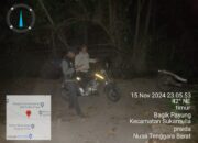 Bersama Warga, Bhabinkamtibmas Desa Korleko Jaga Pelihara Keamanan Lingkungan Jelang Pilkada