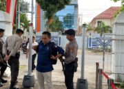 Pengamanan Rapat Pleno Dikawal Ketat Polres Lombok Timur