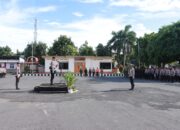 Kapolres Lotim Pimpin Apel Gelar Pasukan Operasi Lilin Rinjani 2024