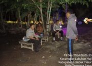 Jaga Keamanan Pasca Pilkada 2024,  Polsek Labuhan Haji Lakukan Patroli Malam