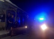 Jaga Kamtibmas Pasca Pemilukada Polsek Labuhan Haji Lakukan Patroli Malam