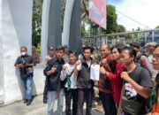 Aksi Unras Hari HAM Sedunia Di KAntor DPRD Lotim Berjalan Kondusif
