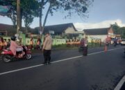 jaga Kamseltibcar Lantas, Polsek Masbagik Lakukan Pengaturan Lalulintas