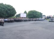 SImak Penekanan Kapolres Lotim Saat Pimpin Apel Pagi