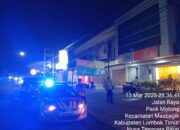 Jaga Kondusifitas Selama Ramadhan, Personel Polsek Masbagik Lakukan Patroli