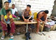 Bhabinkamtibmas Desa Pulau Maringkik Laksanakan Sambang dan Sampaikan Himbauan Kamtibmas