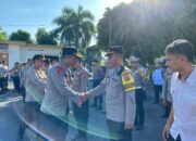 Simak Arahan Kapolres Lotim Saat Lakukan Halal Bihalal Dengan Seluruh Personel