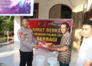 Melalui Program Jum’at Berkah Kapolres Lotim Serahkan Bantuan ke Gereja Bait Allah