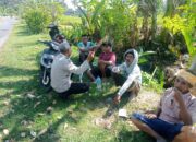 Sosialisasi Ketahanan Pangan dan Silaturrahmi dilakukan Bhabinkamtibmas Kelurahan Kelayu Selatan