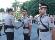 Polres Lombok Timur Gelar Upacara Sertijab Kasat Intelkam