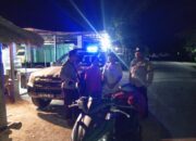 Polsek Jerowaru Gelar Patroli Blue Light Cegah Gangguan Kamtibmas