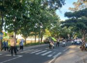 POLSEK SAKRA GELAR KEGIATAN RAWAN PAGI CEGAH KRIMINALITAS DAN CIPTAKAN KELANCARAN LALU LINTAS