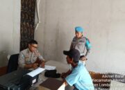 OPTIMALISASI PENEGAKAN DISIPLIN ANGGOTA, PROPAM POLSEK AIKMEL LAKUKAN PENGAWASAN DI RUANG PELAYANAN SPKT