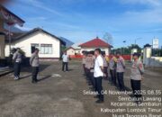 KAPOLSEK SEMBALUN PIMPIN APEL PAGI: TEKANKAN PENGARAHAN DAN PENGENDALIAN UNTUK CEGAH PELANGGARAN ANGGOTA PNPP