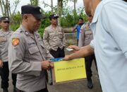 Kapolsek Montong Gading Pimpin Apel Pagi dan Penggalangan Dana untuk Korban Bencana Alam