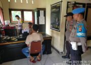 Ps. Kanit Propam Sukamulia Laksanakan Pengawasan Pelayanan SPKT Polsek Sakra Timur